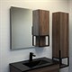 COMFORTY Зеркало-шкаф "Равенна Лофт-90" дуб темно-коричневый - фото 176669