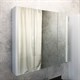 COMFORTY Зеркало-шкаф "Сорренто-90" светло-серый - фото 176742