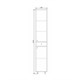 COMFORTY Шкаф-колонна "Сочи-35" белый глянец - фото 176788