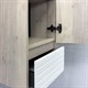 COMFORTY Шкаф-колонна Страсбург-35 дуб дымчатый - фото 176815