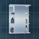 SANTA Зеркальный шкаф СаНта Герда 55 101021 с подсветкой, цвет белый - фото 177696