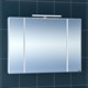 SANTA Зеркальный шкаф СаНта Стандарт 100 113013, цвет белый, с подсветкой - фото 178451