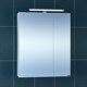 SANTA Зеркальный шкаф СаНта Стандарт 60 113005, цвет белый, с подсветкой - фото 178473
