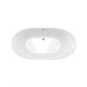 VINCEA Ванна акриловая VBT-405-1600, 1600*780*580, цвет белый, слив-перелив в комплекте - фото 178636