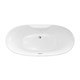 VINCEA Ванна акриловая VBT-405B-1700, 1700*800*580, цвет белый, слив-перелив в комплекте, хром - фото 178707