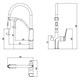 LEMARK Смеситель Comfort LM3074C-White для кухни с подключением к фильтру с питьевой водой - фото 178783
