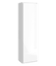 AQWELLA Genesis Подвесной универсальный левый/правый пенал с одной дверью в цвете белый глянец. - фото 179507