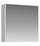 AQWELLA Mobi Зеркальный шкаф 60 см с одной дверью на петлях с доводчиком. Цвет белый - фото 179604