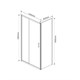VINCEA Душевой уголок Garda VSR-1G9012CLB, 1200*900, черный, стекло прозрачное VINCEA VSR-1G9012CLB