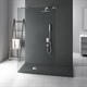 VINCEA Поддон для душа из искусственного камня VST-4SR9012A, 1200*900*25, антрацит VINCEA VST-4SR9012A