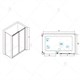 RGW CL-48B (CL-14B + Z-050-1B) 1500x800 Душевой уголок 32094885-014