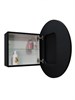 CONTINENT Зеркало-шкаф TORNEO D600 цвет черный со светодиодной подсветкой - фото 192177