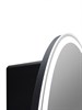 CONTINENT Зеркало-шкаф TORNEO D600 цвет черный со светодиодной подсветкой - фото 192178