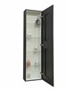 CONTINENT Зеркало-шкаф MIRROR BOX 400х1600  со светодиодной подсветкой - фото 192243