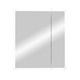 CONTINENT Зеркало-шкаф EMOTION 700х800 белый  со светодиодной подсветкой - фото 192419