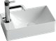 CERAMICA NOVA Element Умывальник подвесной прямоугольный (отверстие под смеситель L) Element 375*215*100мм, цвет белый - фото 196073