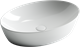 CERAMICA NOVA Умывальник чаша накладная овальная Element 610*410*150мм - фото 196161