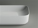 CERAMICA NOVA Умывальник чаша накладная прямоугольная с керамической накладкой на сливное отверстие Element 600*375*145мм - фото 196190