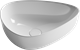 CERAMICA NOVA Умывальник чаша накладная ассиметричной формы Element 455*320*155мм - фото 196233