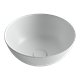 CERAMICA NOVA Умывальник чаша накладная круглая (цвет Белый Матовый) Element 358*358*155мм - фото 196255