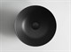 CERAMICA NOVA Умывальник чаша накладная круглая (цвет Чёрный Матовый) Element 358*358*155мм - фото 196269