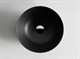 CERAMICA NOVA Умывальник чаша накладная круглая (цвет Чёрный Матовый) Element 358*358*155мм - фото 196270