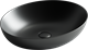 CERAMICA NOVA Умывальник чаша накладная овальная (цвет Чёрный Матовый) Element 520*395*130мм - фото 196373
