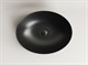 CERAMICA NOVA Умывальник чаша накладная овальная (цвет Чёрный Матовый) Element 520*395*130мм - фото 196376