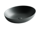 CERAMICA NOVA Умывальник чаша накладная овальная (цвет Темный Антрацит Матовый) Element 520*395*130мм - фото 196381