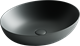 CERAMICA NOVA Умывальник чаша накладная овальная (цвет Темный Антрацит Матовый) Element 520*395*130мм - фото 196382