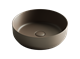 CERAMICA NOVA Умывальник чаша накладная круглая (цвет Темно-Коричневый Матовый) Element 390*390*120мм - фото 196474