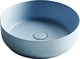 CERAMICA NOVA Умывальник чаша накладная круглая (цвет Голубой Матовый) Element 390*390*120мм - фото 196511