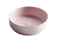 CERAMICA NOVA Умывальник чаша накладная круглая (цвет Розовый Матовый) Element 390*390*120мм - фото 196527