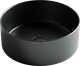 CERAMICA NOVA Умывальник чаша накладная круглая (цвет Чёрный Матовый) Element 358*358*137мм - фото 196559