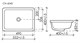CERAMICA NOVA Умывальник прямоугольный встраиваемый под столешницу Element 550*400*185мм, с крепежом и шаблоном для установки - фото 196746