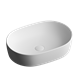 CERAMICA NOVA Умывальник чаша накладная овальная (цвет Белый Матовый) Element 600*415*135мм - фото 196768