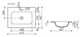 CERAMICA NOVA Element Умывальник накладной прямоугольный Element 610*457*137мм, цвет белый CN7011 - фото 196875