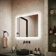SANCOS Зеркало для ванной комнаты City 800х700 c  подсветкой ,арт. CI800 - фото 197059