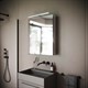 SANCOS Зеркальный шкаф для ванной комнаты  Hilton 600x148х740 мм, с LED подсветкой, арт.Z600 - фото 197176