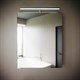SANCOS Зеркальный шкаф для ванной комнаты  Hilton 600x148х740 мм, с LED подсветкой, арт.Z600 - фото 197177