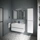 SANCOS Шкаф-пенал Urban подвесной белый глянец, 350х300х1600 мм, арт. PUR35W - фото 197350