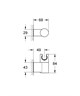 GROHE 27055000 Rainshower Настен.держатель, регулируемый, хром GROHE-27055000 - фото 198334