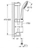 GROHE Душевой гарнитур Euphoria 110 Duo 27242001 GROHE-27242001 - фото 199547