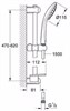 GROHE Душевой гарнитур Euphoria 110 Duo 27242001 GROHE-27242001 - фото 199555