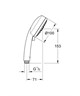 GROHE 27573002 Tempesta New Cosmopolitan Ручной душ 100 IV, хром GROHE-27573002 - фото 200564