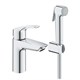 GROHE Смеситель для раковины Eurosmart 23124003 с гигиеническим душем GROHE-23124003 - фото 200937