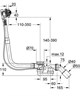 GROHE Слив-перелив Talentofill 28991000 полуавтомат с наливом Белый GROHE-28991000 - фото 201033