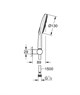 GROHE 26580LS0 Rainshower SmartActive Душевой набор 130, 3 вида струй, белая луна GROHE-26580LS0 - фото 201311