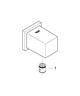 GROHE 27704000 Euphoria Cube Подключение для душевого шланга, хром - фото 201619