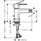 HANSGROHE 72211000 Rebris E смеситель для биде 72211000 - фото 203181